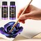 Set of 18, Iridescent Acrylic Paint, Chameleon Colors, 2 oz/60ml Bottles, Color-shifting, Non-Toxic, High Viscosity, Blendable, Paints on Rocks Crafts Canvas Wood, Fabric, Ceramic & Stone